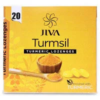 2 x  Jiva Ayurveda Turmsil - Turmeric Lozenges (65g)