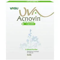 2 x  Vasu Uva Acnovin Capsules (30caps)