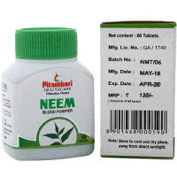 2 x  Pitambari Neem Skin Wellness Tablets (60tab)