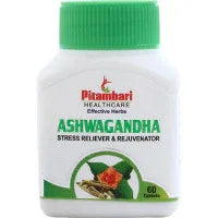 2 x  Pitambari Ashwagandha Stress Management Tablets (60tab)