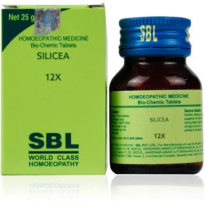 SBL Silicea 12X Biochemic Tablets 25gm – Pack of 2
