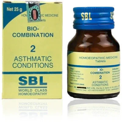 SBL Bio Combination 2 (Asthma & Wheezing) 25gm – Pack of 2