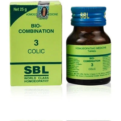 SBL Bio Combination 3 Tablet 25gm – Pack of 2 | Colic & Flatulence