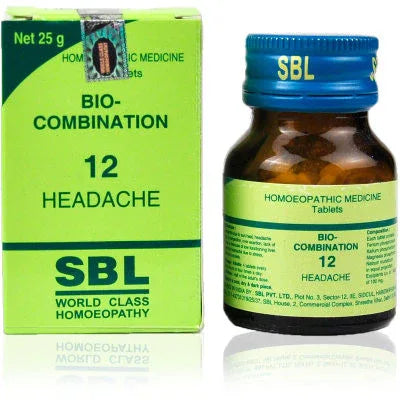 SBL Bio Combination 12 Tablet 25gm – Pack of 2 | Headache & Migraine