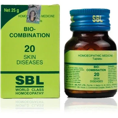 SBL Bio Combination 20 (Skin Diseases) 25gm – Pack of 2
