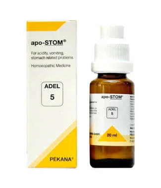 Adel 5 Apo-Stom Drops 20ml – Acidity & Stomach Problems