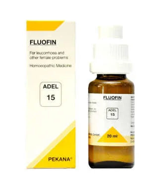 Adel 15 Fluofin Drops 20ml – Leucorrhoea & Female Health