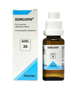 Adel 25 Somcupin Drops 20ml – Insomnia & Disturbed Sleep