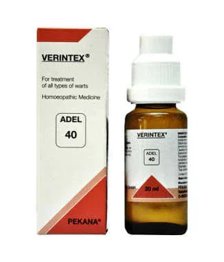 Adel 40 Verintex Internal Drops 20ml – Warts (Internal Treatment)