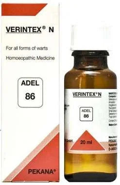 Adel 86 Verintex N External Drops 20ml – Warts (External Use)